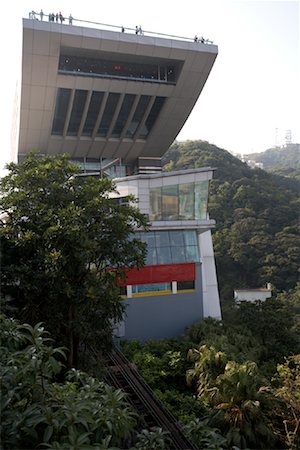 Victoria Peak, Kowloon, Hong Kong, China Stock Photo - Premium Royalty-Free, Code: 600-01879045