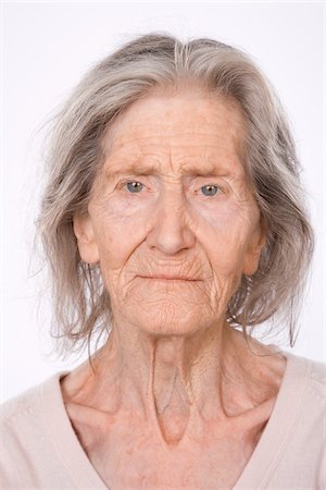 single old woman - Portrait of Woman Stock Photo - Premium Royalty-Free, Code: 600-01879165