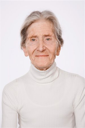 single old woman - Portrait of Woman Stock Photo - Premium Royalty-Free, Code: 600-01879170