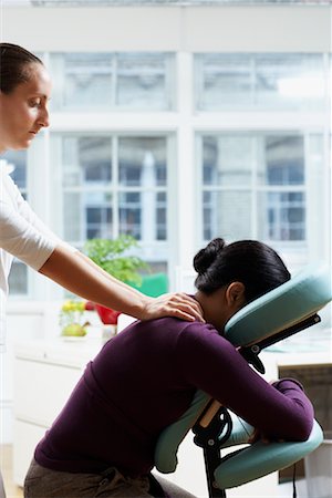 Woman Receiving Massage Stock Photo - Premium Royalty-Free, Code: 600-01956101