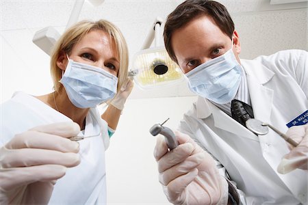 Dentists at Work Foto de stock - Sin royalties Premium, Código: 600-01993016