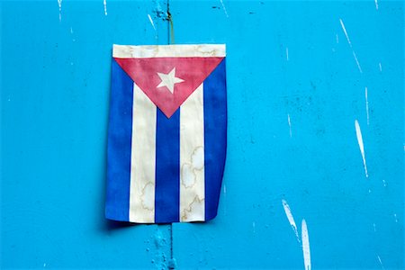 Cuban Flag, Havana, Cuba Stock Photo - Premium Royalty-Free, Code: 600-02010230