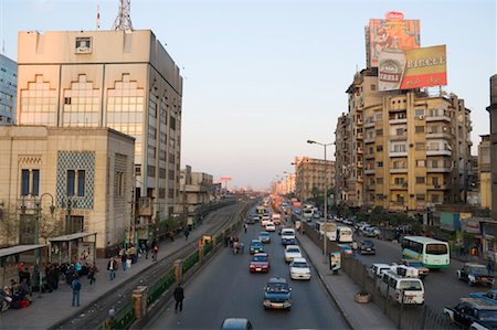 el cairo - Ramses Street, Cairo, Egypt Foto de stock - Sin royalties Premium, Código: 600-02033820