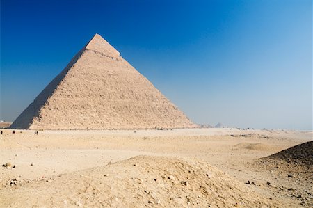 Pyramide de Khéphren, Giza, Égypte Photographie de stock - Premium Libres de Droits, Code: 600-02033861