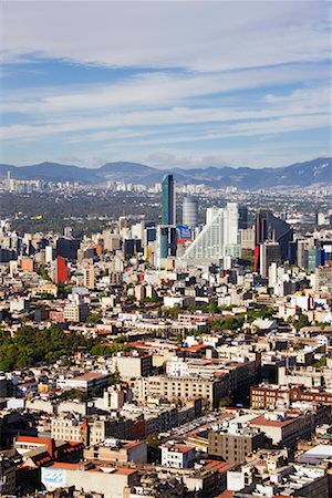 simsearch:600-02056426,k - Overview of Mexico City, Mexico Foto de stock - Sin royalties Premium, Código: 600-02045996