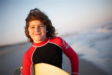 surfer at sunrise - Portrait of Surfer, Ocracoke Island, Cape Hatteras, North Carolina, USA Stock Photo - Premium Royalty-Free, Code: 600-02046092