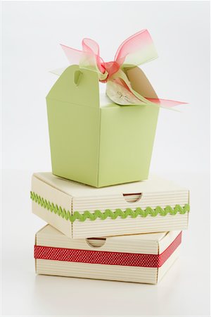 Gift Boxes of Sweets Foto de stock - Sin royalties Premium, Código: 600-02046217