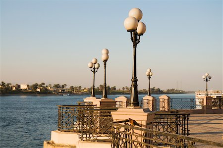 Nile River Waterfront, Luxor, Egypt Stock Photo - Premium Royalty-Free, Code: 600-02046636