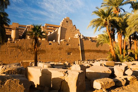 Temple d'Amon, Karnak, Louxor, Égypte Photographie de stock - Premium Libres de Droits, Code: 600-02046631