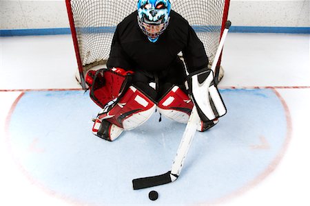 Portrait of Goalie Fotografie stock - Premium Royalty-Free, Codice: 600-02056047