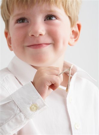 Porträt eines jungen halten Wishbone Stockbilder - Premium RF Lizenzfrei, Bildnummer: 600-02056473