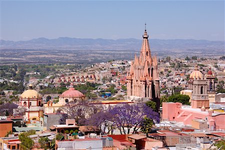 san miguel de allende - San Miguel de Allende, Guanajuato, Mexico Foto de stock - Sin royalties Premium, Código: 600-02056724