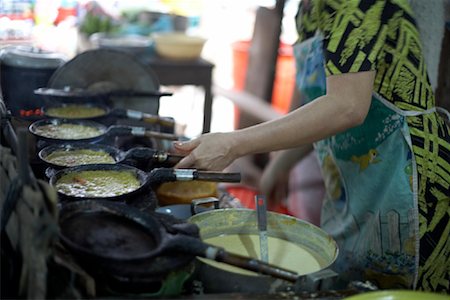 quang nam - Making Banh Khoai, Hoi An, Quang Province, Vietnam Foto de stock - Sin royalties Premium, Código: 600-02063496