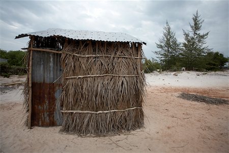 Cabane sur la plage, Phu Quoc, Vietnam Photographie de stock - Premium Libres de Droits, Code: 600-02063558