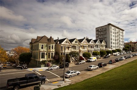 Steiner Street, San Francisco, North California, California, USA Fotografie stock - Premium Royalty-Free, Codice: 600-02063898