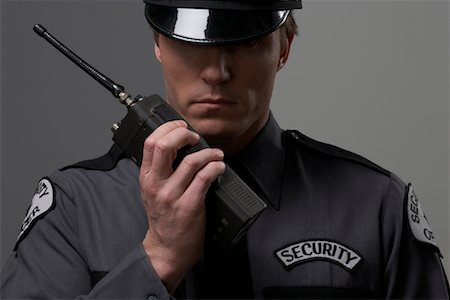 scs studio - Portrait of Security Guard Stock Photo - Premium Royalty-Free, Code: 600-02071282