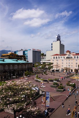 san jose - Théâtre national et Plaza de la Cultura, San Jose, Costa Rica Photographie de stock - Premium Libres de Droits, Code: 600-02080185