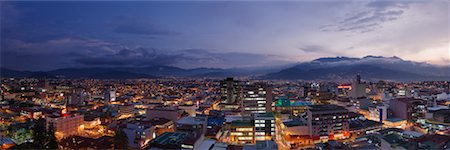 skylines overview city sunset - Cityscape, San Jose, Costa Rica Stock Photo - Premium Royalty-Free, Code: 600-02080197