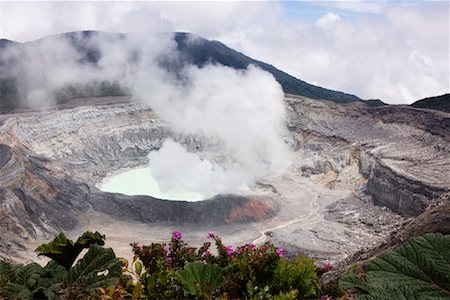 sulfur mountain - Poas Volcano, Costa Rica, Central America Stock Photo - Premium Royalty-Free, Code: 600-02080199