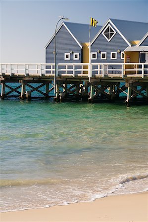 Busselton Jetty, Busselton, Western Australia, Australia Foto de stock - Sin royalties Premium, Código: 600-02128971