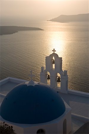 Église, Thira, Santorin, Grèce Photographie de stock - Premium Libres de Droits, Code: 600-02176081