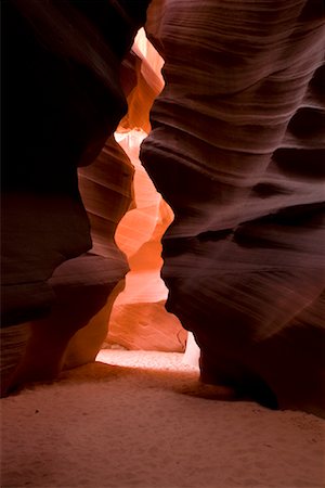 Antelope Canyon, Page, Arizona, USA Foto de stock - Sin royalties Premium, Código: 600-02176634