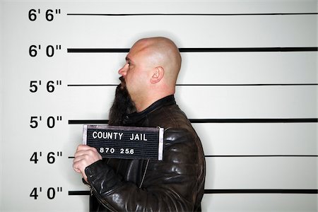 Mug Shot of Man Stock Photo - Premium Royalty-Free, Code: 600-02201443