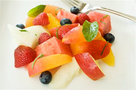 Fruit Salad Stock Photo - Premium Royalty-Free, Code: 600-02222901