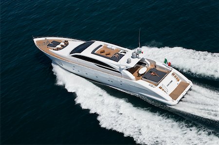 simsearch:600-02245201,k - Luxury Yacht at Sea Stock Photo - Premium Royalty-Free, Code: 600-02244962