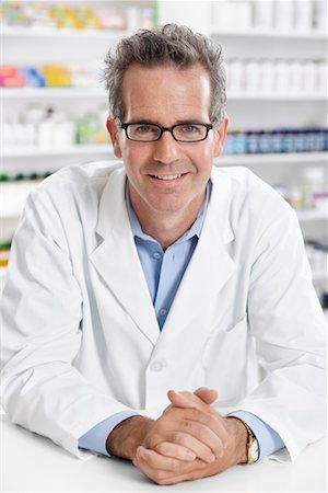 pharmacist (male) - Portrait of Pharmacist Stock Photo - Premium Royalty-Free, Code: 600-02245631