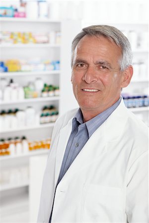 Portrait of Pharmacist Foto de stock - Sin royalties Premium, Código: 600-02245640