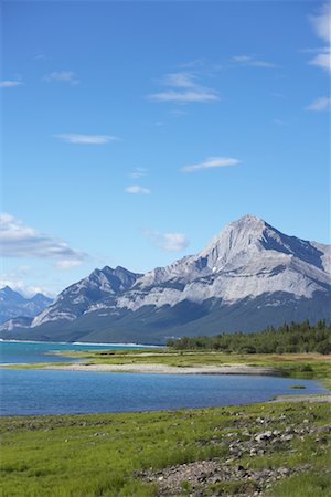 Abraham Lake, Alberta, Canada Stock Photo - Premium Royalty-Free, Code: 600-02264451