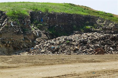 Dune of Waste Materials, Nantucket Landfill, Nantucket, Massachusetts, USA Foto de stock - Sin royalties Premium, Código: 600-02264550