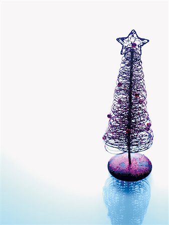 Metal Christmas Tree Stock Photo - Premium Royalty-Free, Code: 600-02264797