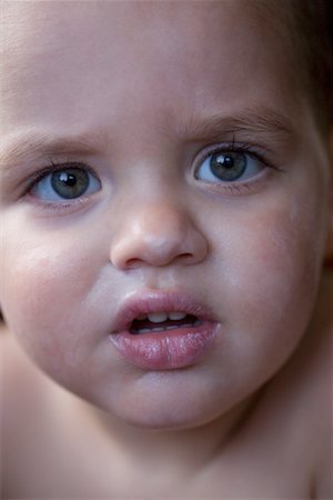 close-up Portrait of Baby Stock Photo - Premium Royalty-Free, Code: 600-02260123