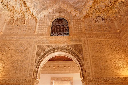 Interior of Alhambra, Granada, Spain Stock Photo - Premium Royalty-Free, Code: 600-02290100