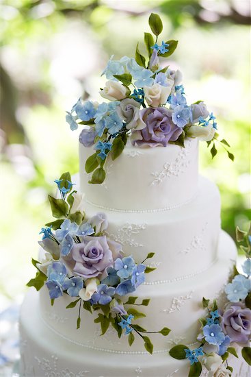 Wedding Cake Stock Photo - Premium Royalty-Free, Artist: Michael Alberstat, Image code: 600-02312352