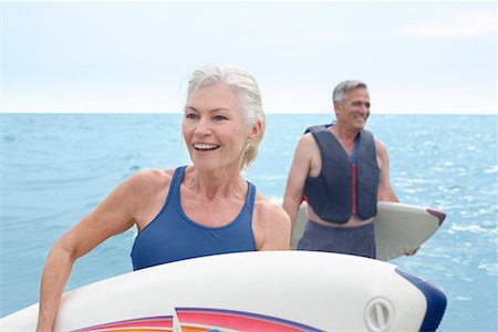 surfer senior - Couple With Surfboards, Elmvale, Ontario, Canada Stock Photo - Premium Royalty-Free, Code: 600-02346538