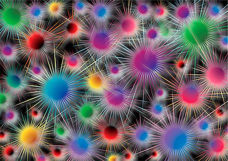 simsearch:600-03544723,k - Illustration de feux d'artifice Photographie de stock - Premium Libres de Droits, Code: 600-02348790
