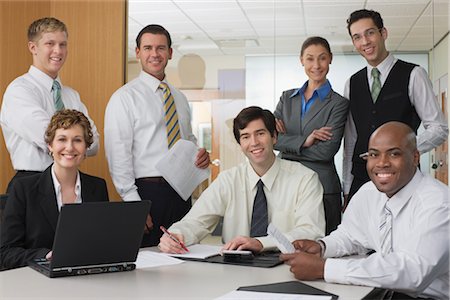 photos of a group black business managers - Portrait of Business People Stock Photo - Premium Royalty-Free, Code: 600-02348946