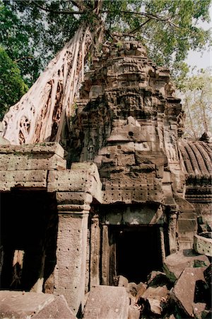 Angkor Wat, Siem Reap, Cambodge Photographie de stock - Premium Libres de Droits, Code: 600-02376875