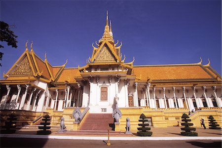 simsearch:600-02376908,k - Throne Hall, Phnom Penh Royal Palace, Phnom Penh, Cambodia Foto de stock - Royalty Free Premium, Número: 600-02376907