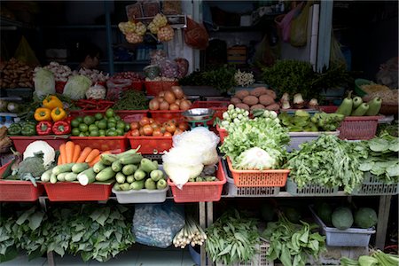 Ben Thanh Market, Saigon, Vietnam Stock Photo - Premium Royalty-Free, Code: 600-02376931