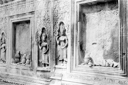 Angkor Wat, Siem Reap, Cambodia Foto de stock - Sin royalties Premium, Código: 600-02376947