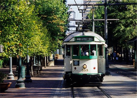 Trolley Car, Memphis, Tennessee, USA Fotografie stock - Premium Royalty-Free, Codice: 600-02377222