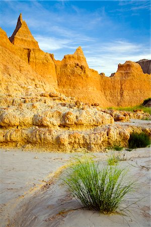 parque nacional badlands - Badlands National Park, South Dakota, USA Foto de stock - Sin royalties Premium, Código: 600-02371366