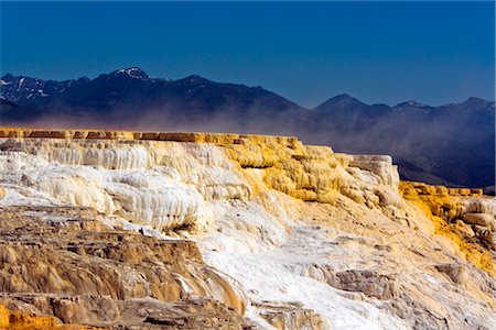 spring (body of water) - Mammoth Hot Springs, Yellowstone National Park, Wyoming, USA Stock Photo - Premium Royalty-Free, Code: 600-02371410