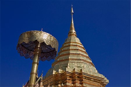 simsearch:600-02957906,k - Wat Phra That Doi Suthep, Chiang Mai, Thailand Foto de stock - Sin royalties Premium, Código: 600-02428506