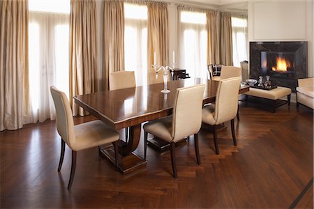 Luxury Dining Room Stock Photo - Premium Royalty-Free, Code: 600-02428879
