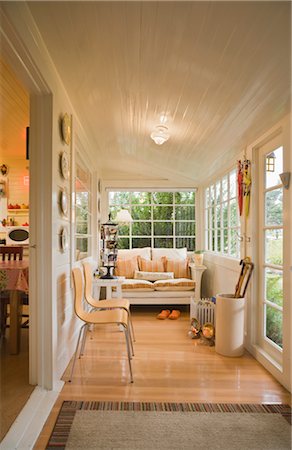 solarium - Interior of Rental Cottage in Seaside, Oregon, USA Foto de stock - Sin royalties Premium, Código: 600-02463498